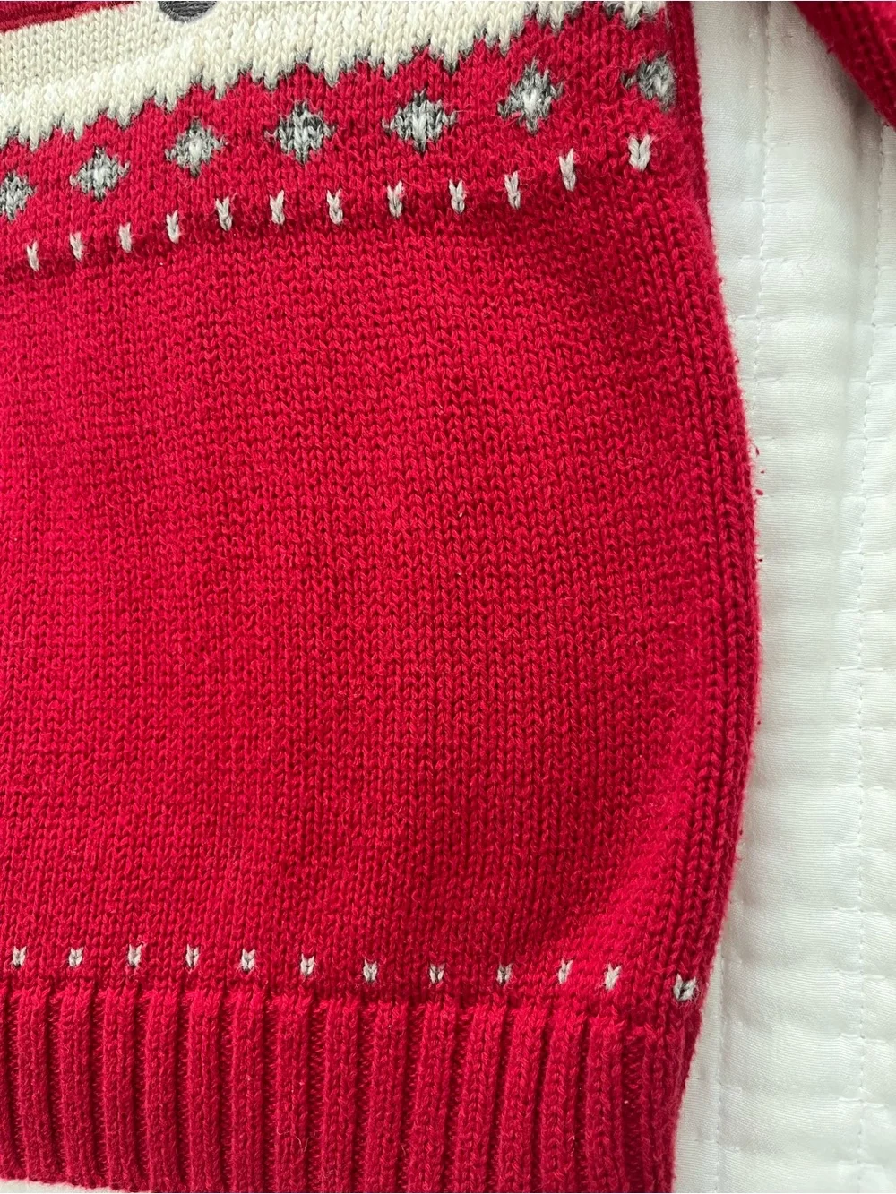 Gymboree Red Sweater with Fire Truck